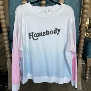 Wildfox ombré pullover